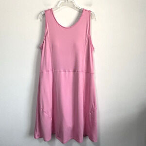 Zelos Sports Dress XL Strappy Sleeveless Palos Pink Active Shorts Under NEW